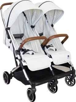 Deryan Luxe Rolo X2 Dubbele Buggy - Duo Buggy - Creme -Babyartikelen Winkel 900x1200 4