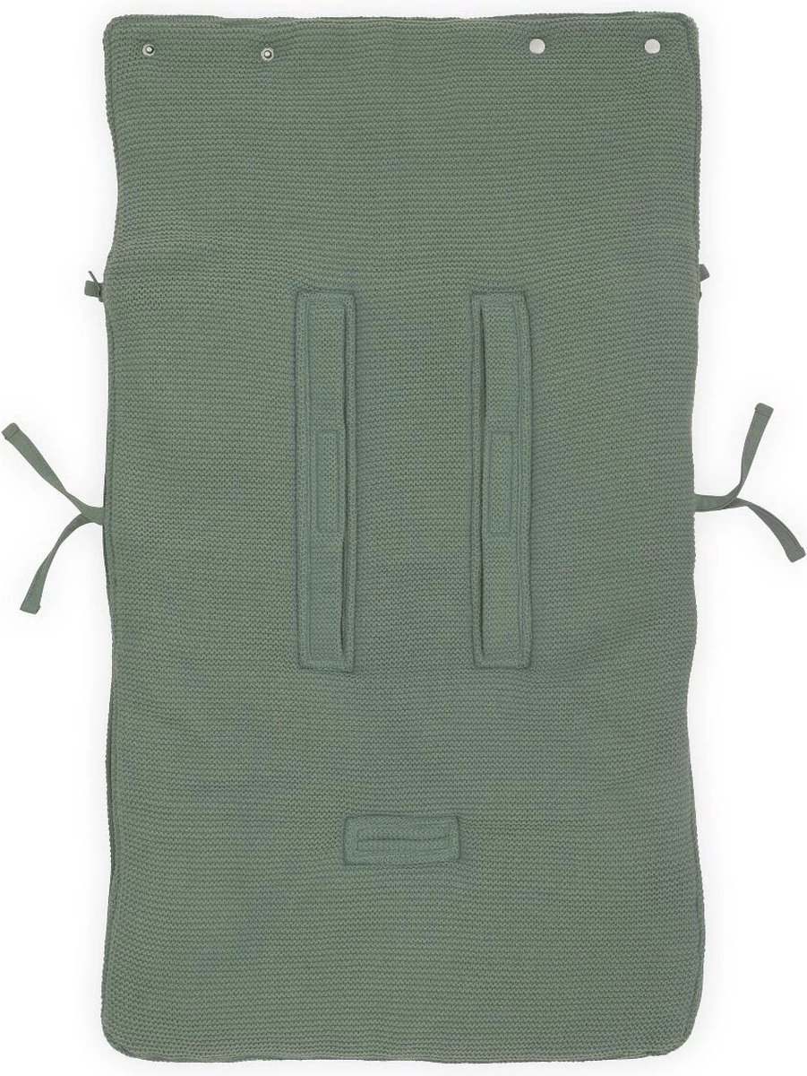 Jollein Voetenzak Voor Autostoel & Kinderwagen - Basic Knit - Forest Green 12 Jollein Voetenzak Voor Autostoel & Kinderwagen - Basic Knit - Forest Green - Afbeelding 12