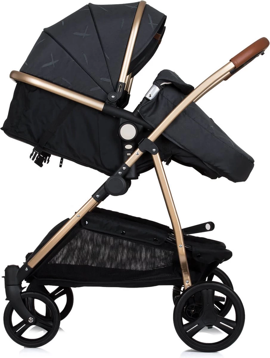 Duo Kinderwagen Chipolino Duo Smart Zwart, Incl. Luiertas 19 Duo Kinderwagen Chipolino Duo Smart Zwart, Incl. Luiertas - Afbeelding 19