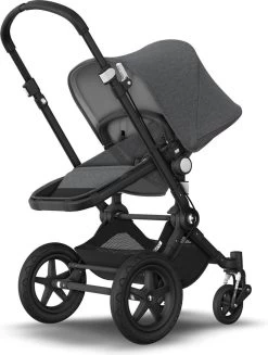 Bugaboo Cameleon 3 Plus Kinderwagen Met Stoel En Wieg - Zwart / Gemȇleerd Grijs -Babyartikelen Winkel 906x1200 5