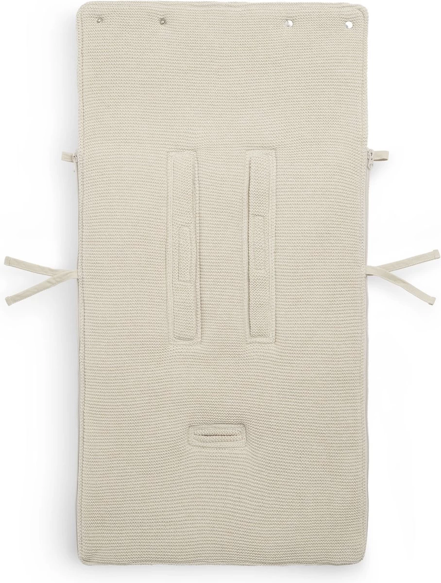 Jollein Voetenzak Voor Autostoel & Kinderwagen - Basic Knit - Nougat 9 Jollein Voetenzak Voor Autostoel & Kinderwagen - Basic Knit - Nougat - Afbeelding 9