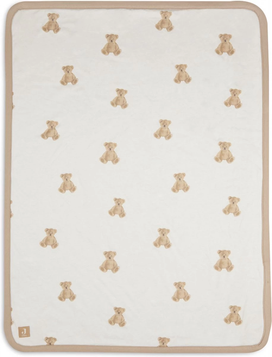 Jollein Baby Deken Ledikant Jersey 100x150cm - Teddy Bear 14 Jollein Baby Deken Ledikant Jersey 100x150cm - Teddy Bear - Afbeelding 14