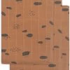 Jollein Baby Hydrofiel Washandje Spot - Caramel - 3 Stuks