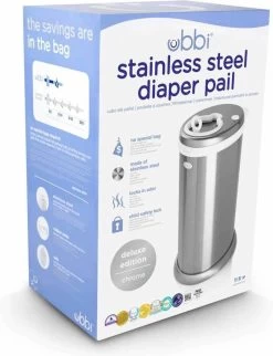 Ubbi® Ubbi Luieremmer - Zilver - Metaal - Geurloos - Geen Navulcassettes Nodig -Babyartikelen Winkel 921x1200 11