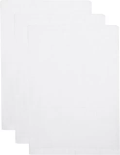 MamaLoes Wit 3 Stuks Hydrofiel Washandjes ML106