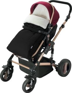Monzana Voetenzak - Voor Kinderwagen Of Stoeltje - 93x56cm Zwart -Babyartikelen Winkel 927x1200 2