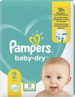 Pampers® Pampers Baby Dry Maat 2 - 37 Luiers -Babyartikelen Winkel 927x1200 7
