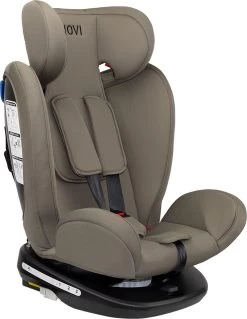 Autostoel Novi Baby® Goliath Premium 0-1-2-3 Isofix Rotation Dark Taupe -Babyartikelen Winkel 928x1200