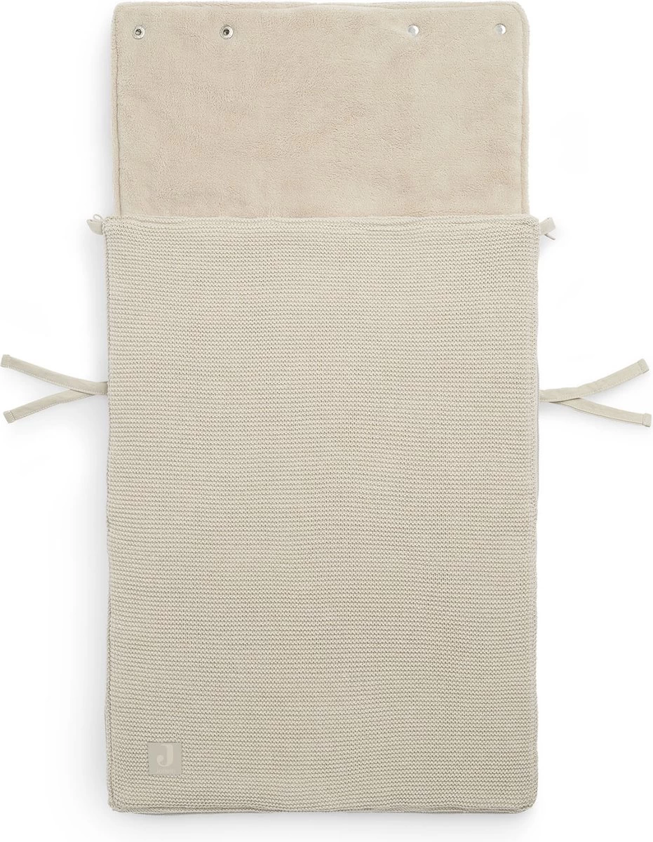 Jollein Voetenzak Voor Autostoel & Kinderwagen - Basic Knit - Nougat 4 Jollein Voetenzak Voor Autostoel & Kinderwagen - Basic Knit - Nougat - Afbeelding 4
