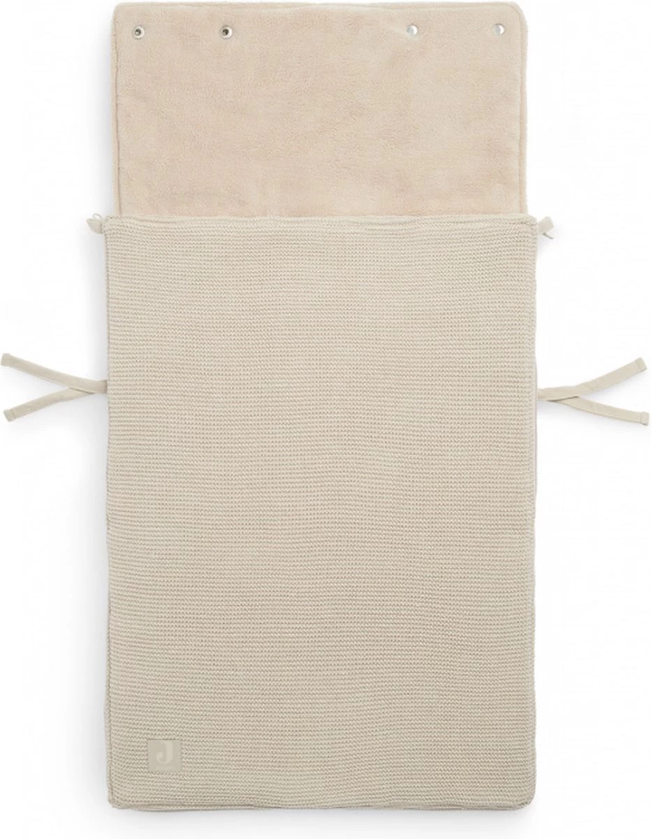 Jollein Voetenzak Voor Autostoel & Kinderwagen - Basic Knit - Nougat 11 Jollein Voetenzak Voor Autostoel & Kinderwagen - Basic Knit - Nougat - Afbeelding 11