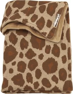 Meyco Panter Met Velvet Wiegdeken - 75x100 Cm - Camel -Babyartikelen Winkel 939x1200 4