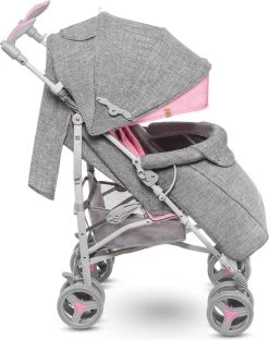Lionelo Irma - Buggy - Wandelwagen- Lichte 7kg - Tot 15 Kg - Geveerde Wielen - 360° - Tot 5 Jaar - Opbergmand - Verstelbare Handgreep - Snel Inklapsysteem - Compact Formaat -Babyartikelen Winkel 949x1200