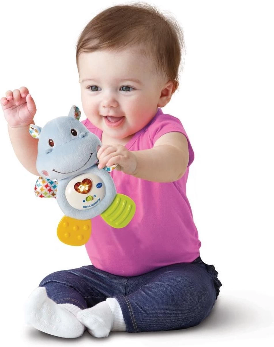 VTech Baby Bijtring Nijlpaardje - Educatief Babyspeelgoed - 0 Tot 24 Maanden 4 VTech Baby Bijtring Nijlpaardje - Educatief Babyspeelgoed - 0 Tot 24 Maanden - Afbeelding 4
