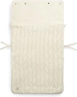 Jollein Voetenzak Voor Autostoel & Kinderwagen - Spring Knit - Ivory -Babyartikelen Winkel 951x1200 1
