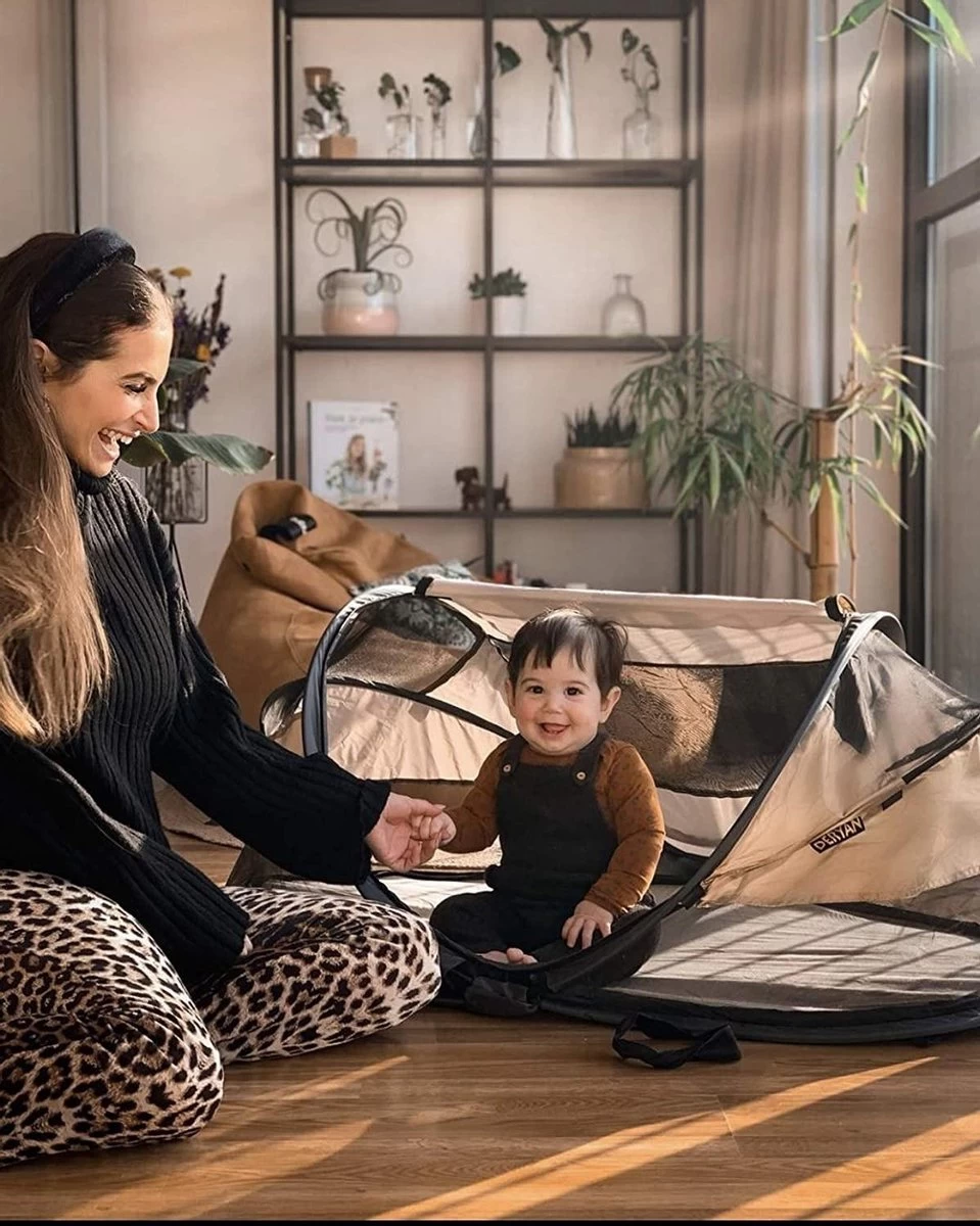 Deryan Baby Luxe Campingbedje – Inclusief Zelfopblaasbare Matras - Cream 13 Deryan Baby Luxe Campingbedje – Inclusief Zelfopblaasbare Matras - Cream - Afbeelding 13