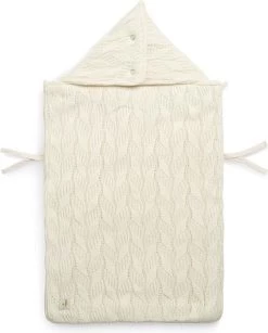 Jollein Voetenzak Voor Autostoel & Kinderwagen - Spring Knit - Ivory -Babyartikelen Winkel 965x1200 2