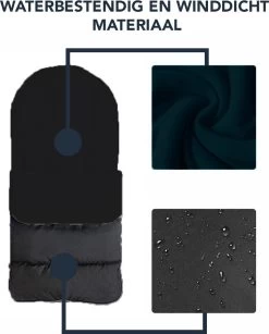 Achaté Voetenzak - Voor Kinderwagen Of Stoeltje – Baby Slaapzak - Autostoel - Zwart -Babyartikelen Winkel 966x1200 2