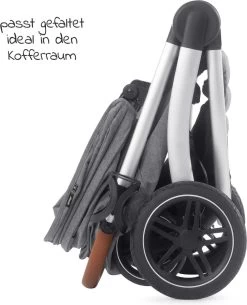 Hauck UpTown Buggy - Met één Hand Opvouwbaar - Grijs -Babyartikelen Winkel 972x1200 3