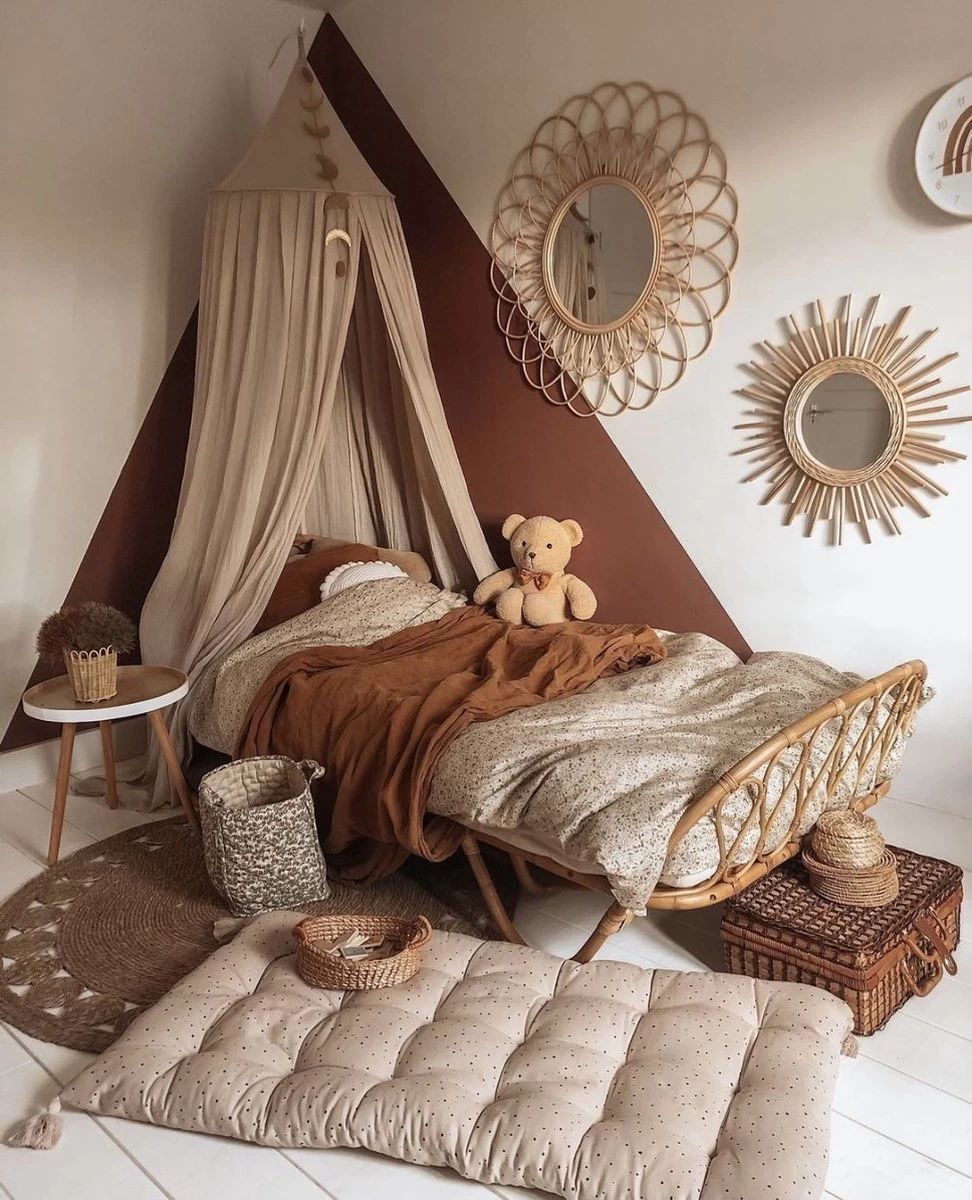 Deryan Baby Klamboe Vintage 245cm - Kinderklamboe - Hemeltje- Nougat 2 Deryan Baby Klamboe Vintage 245cm - Kinderklamboe - Hemeltje- Nougat - Afbeelding 2