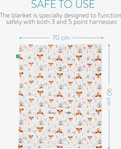 Navaris Zachte Wikkeldeken Voor Babyzitje - Babydeken Compatibel Met Maxi Cosi En Wandelwagen - Universeel En Geschikt Voor Driepuntsgordel - Vos -Babyartikelen Winkel 974x1200 3