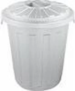 AFVALBAK ROND M/D MAXI BIN 36X42 - 23 L GRIJS OK KEEEPER 10213 -Babyartikelen Winkel 983x1200 4