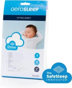 AeroSleep® Hoeslaken - Bed - 120 X 60 Cm - Wit -Babyartikelen Winkel 990x1200 5
